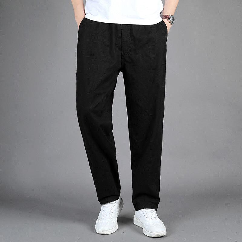 Men's Plus Size Khaki Casual Pants Summer New