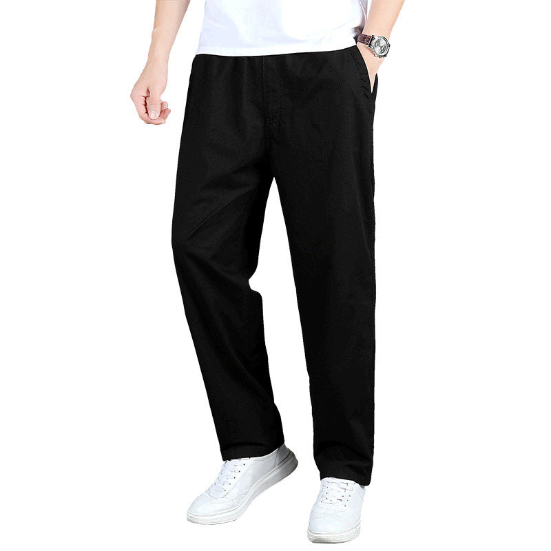 Men's Plus Size Khaki Casual Pants Summer New