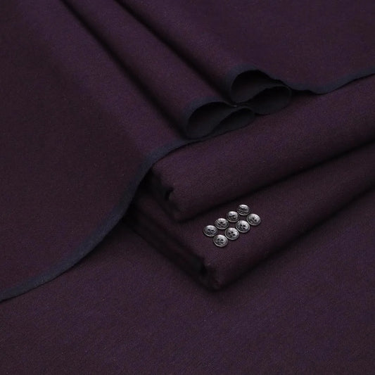 Maroon Khaddar Suit 7m Cutting Winter Warm Pakistan