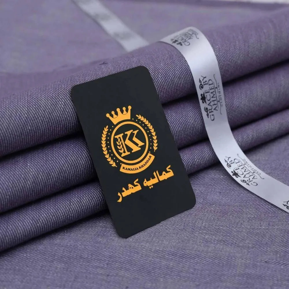 Men's Winter Khaddar Suit Purple Unstitched